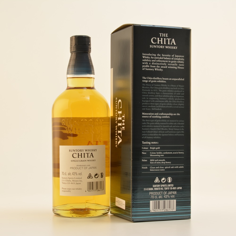 Suntory The Chita Japanese Whisky 43% 0,7l