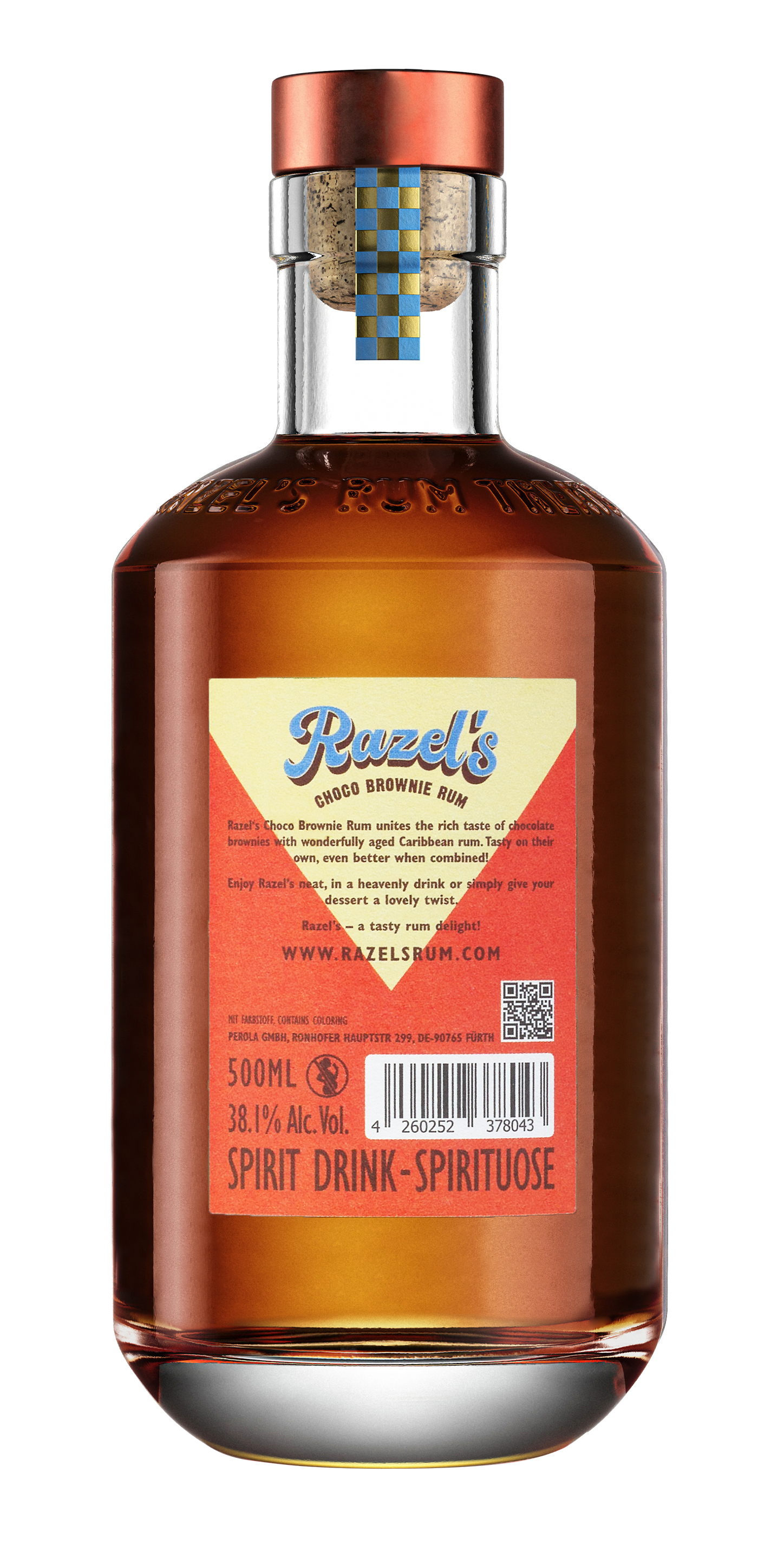 Razel's Choco Brownie Infused (Rum-Basis) 38,1% 0,5l