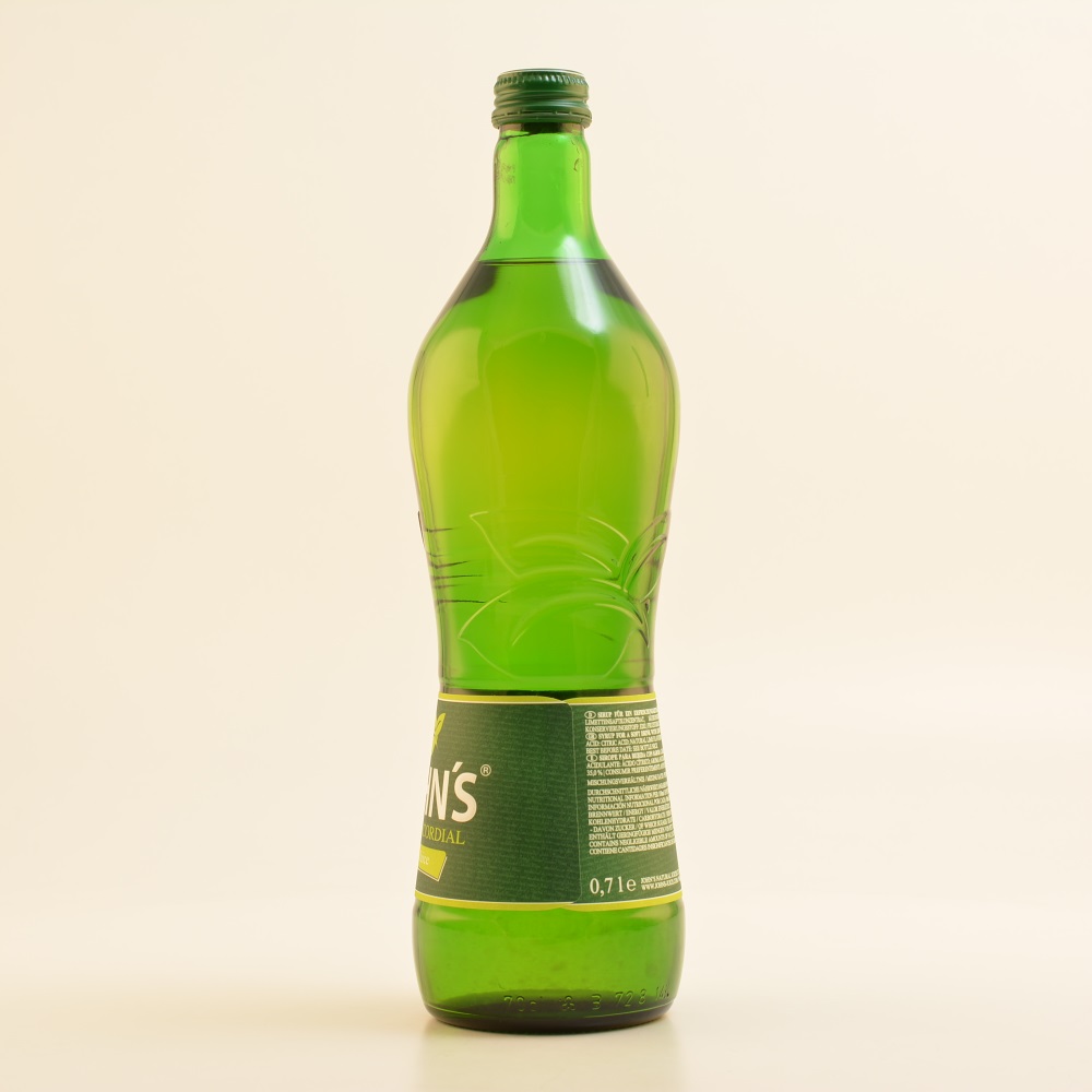 John´s Natural Cordial Lime Juice (kein Alkohol) 0,7l