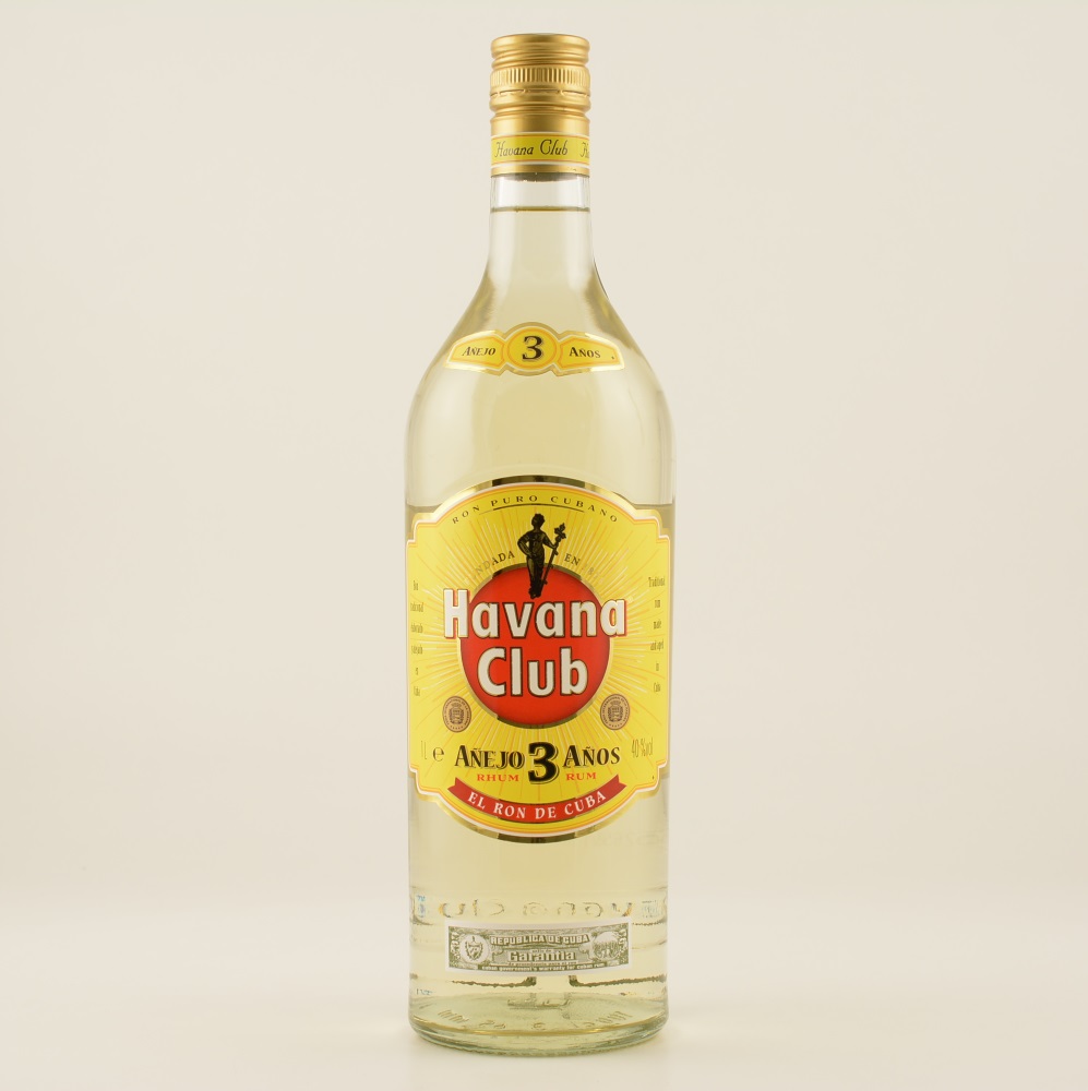 Havana Club Rum Anejo 3 Anos 40% 1,0l