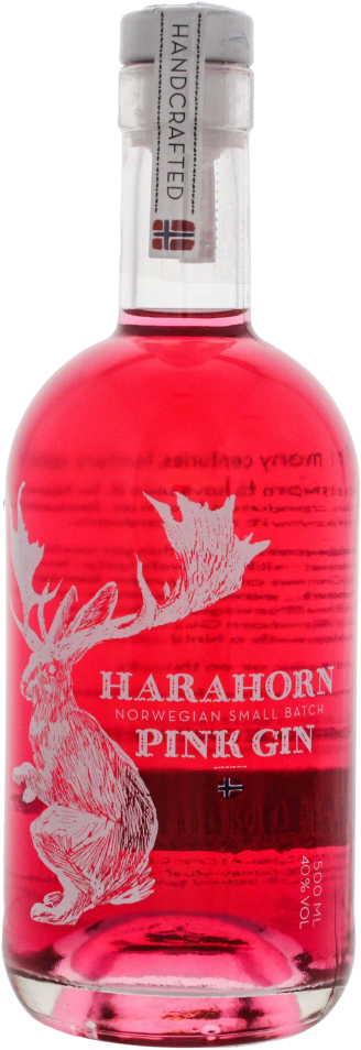 Harahorn Norwegian Pink Gin 40% 0,5l