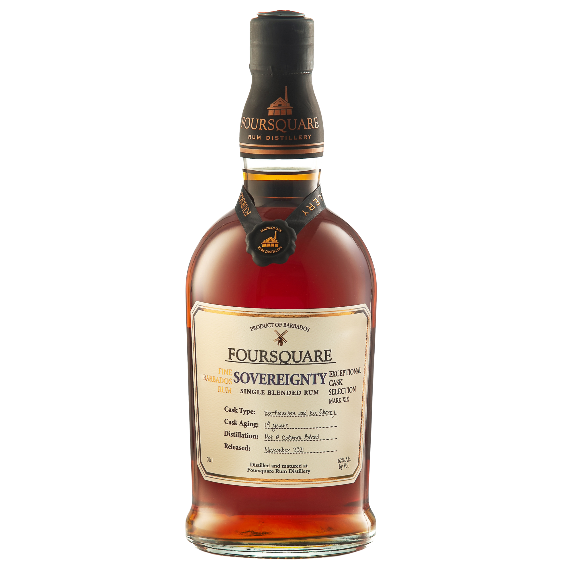 Foursquare Sovereignty 14 Jahre Barbados Rum 62% 0,7l