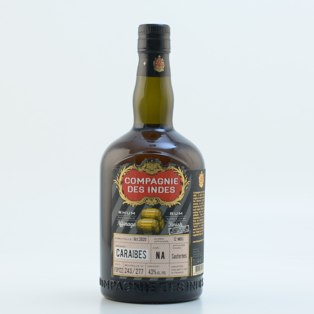 CDI Caraibes Single Cask Edition 2020 Rum 43% 0,7l