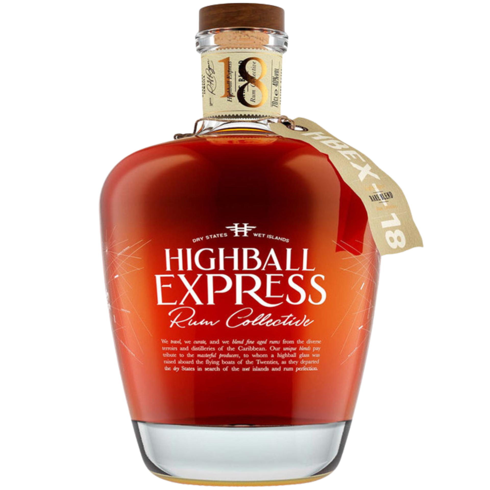 Highball Express 18 Jahre Blended Rum 40% 0,7l