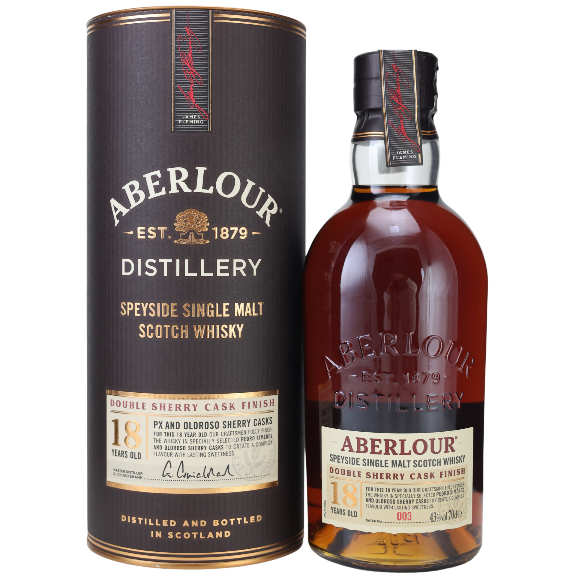 Aberlour 18 Jahre Speyside Malt Scotch Whisky 43% 0,7l
