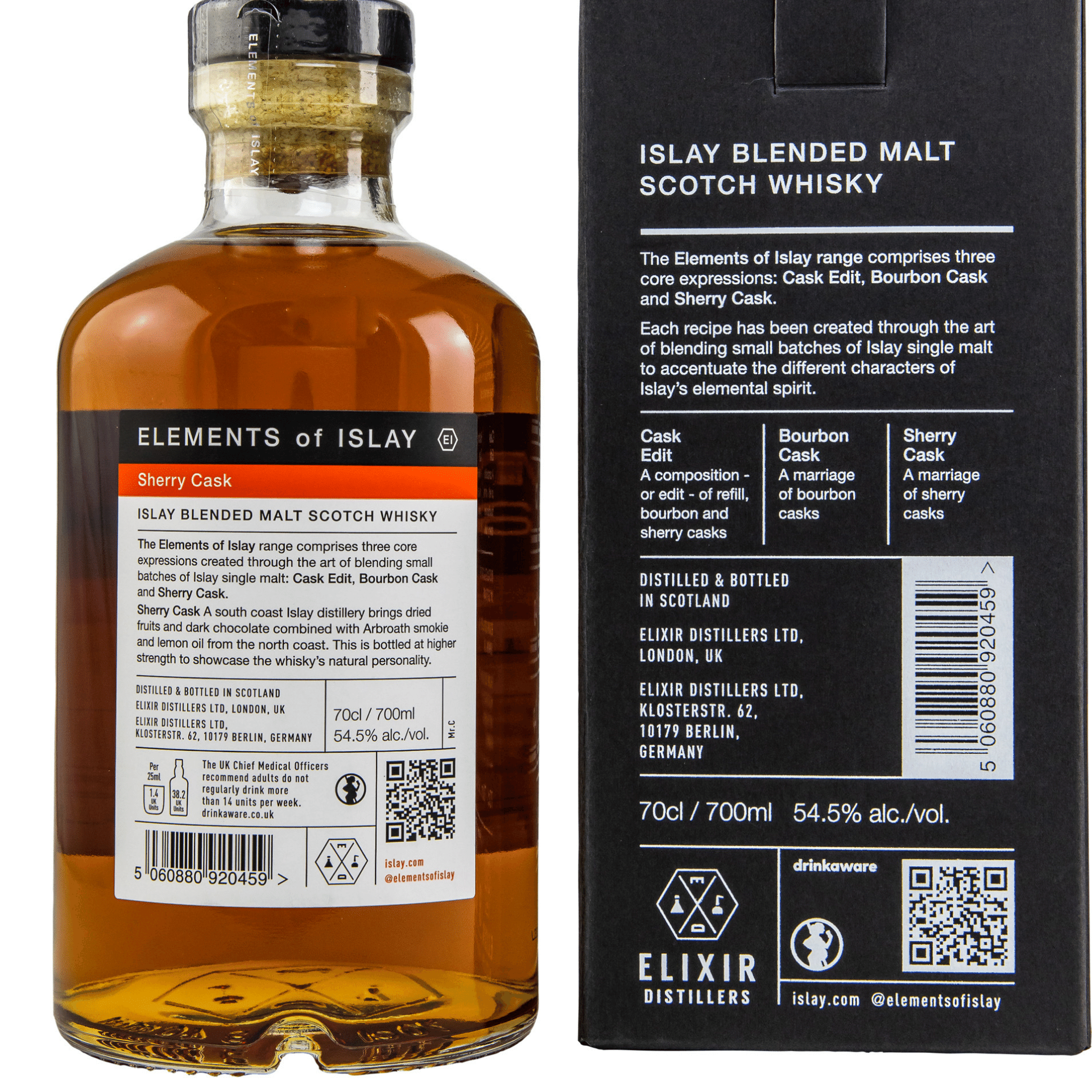 Elements of Islay Sherry Cask Islay Whisky 54,5% 0,7l