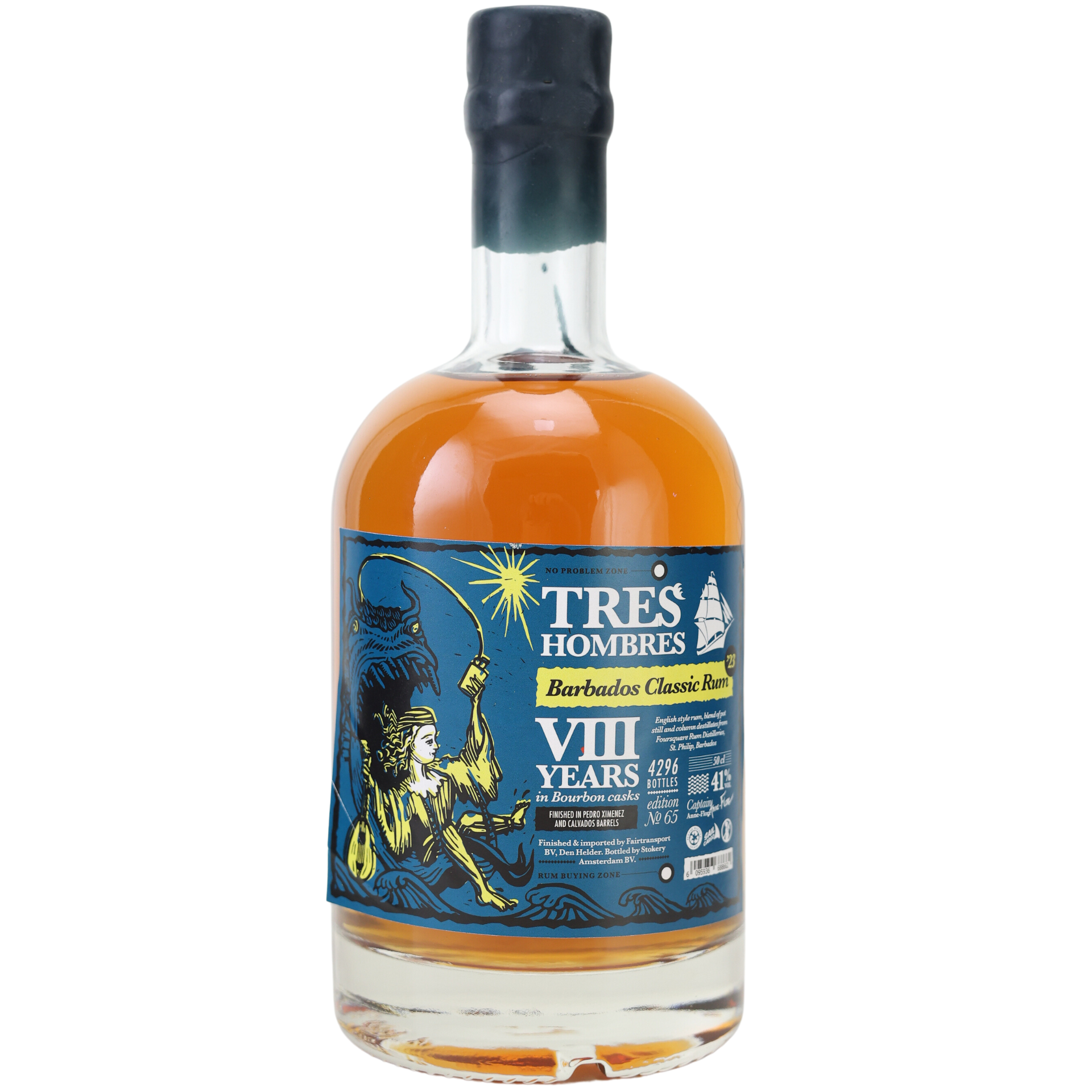 Tres Hombres 2023 Edition 065 Barbados 8 Jahre Rum 41% 0,5l
