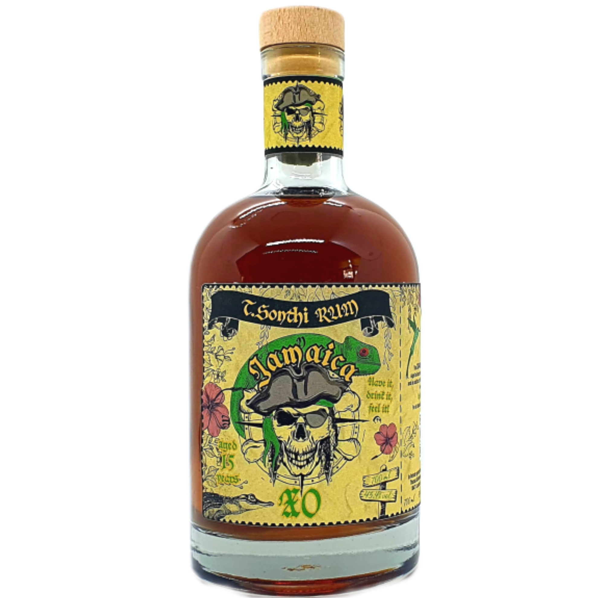 T. Sonthi Jamaica 15 Jahre Rum 43,4% 0,7l