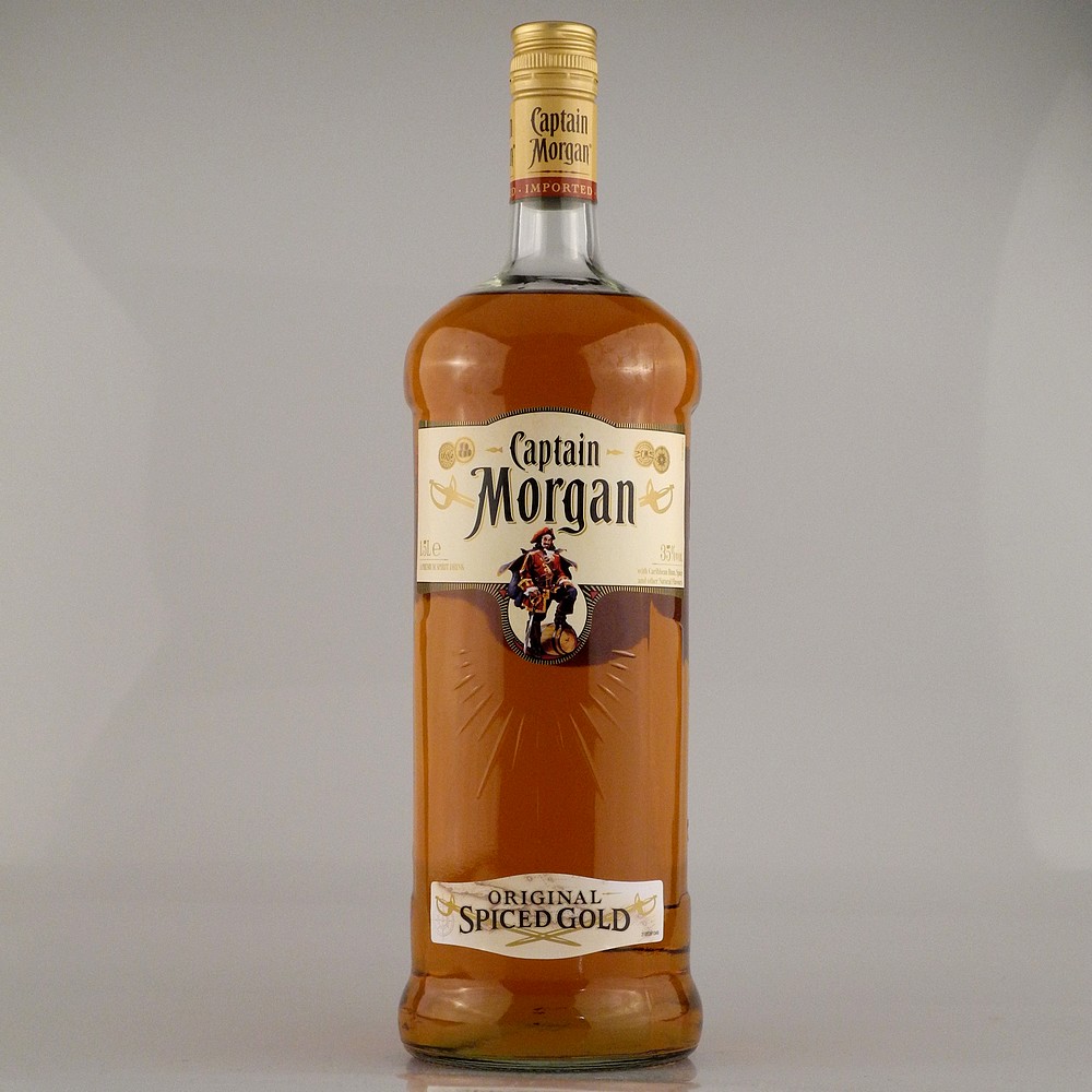 Captain Morgan Spiced Gold MAXI (Rum-Basis) 35% 1,5l
