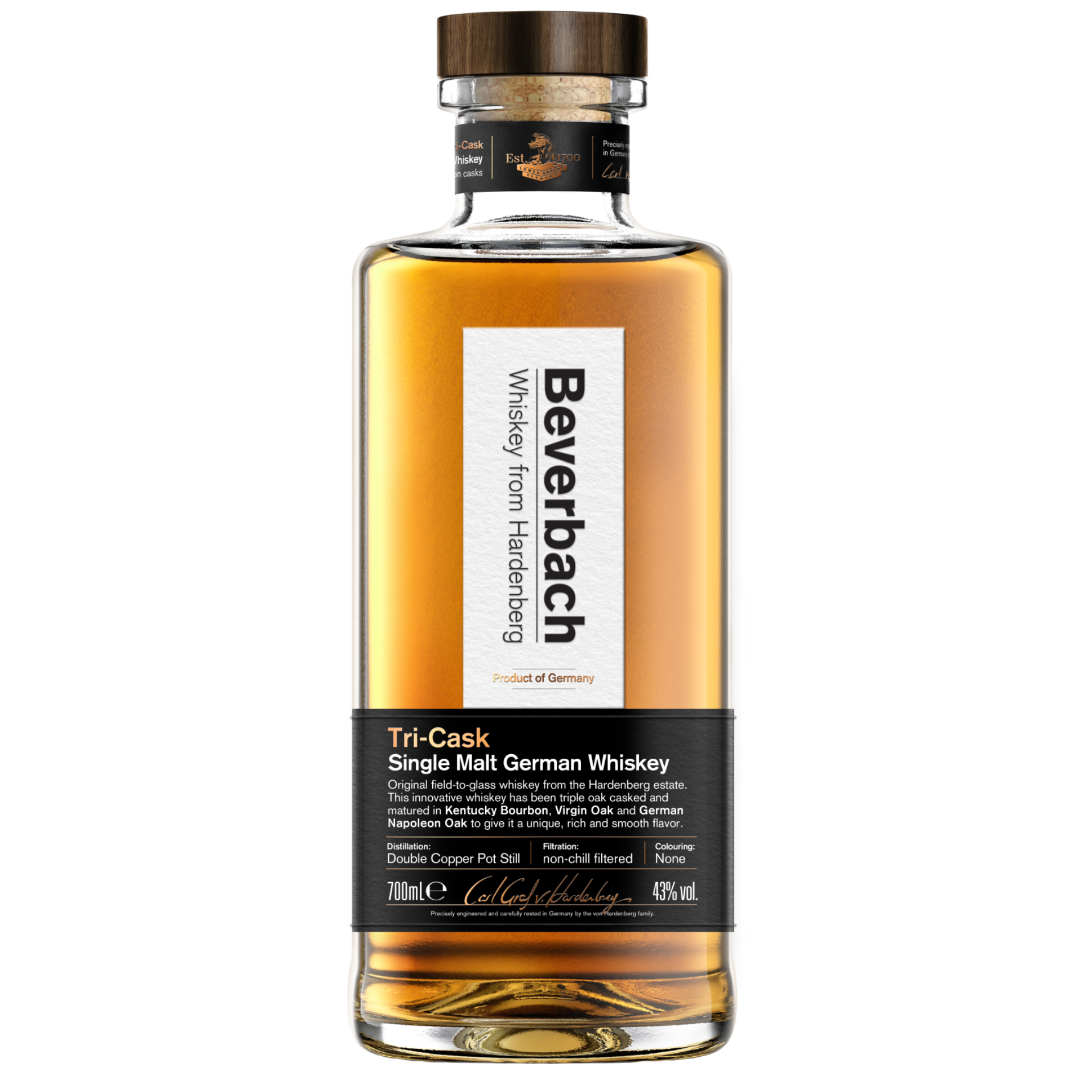 Beverbach Tri-Cask Single Malt Whiskey 43% 0,7l