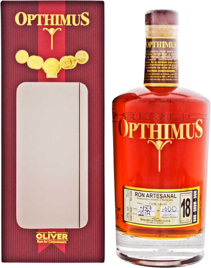 Opthimus 18 Jahre Rum 38% 0,7l