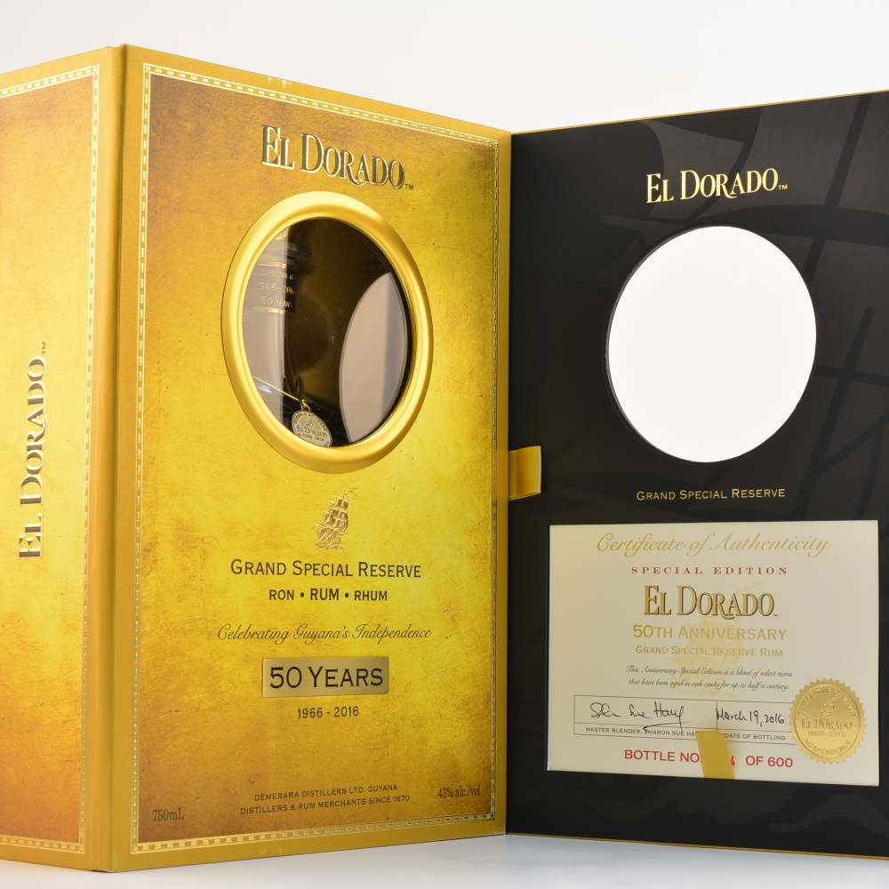 El Dorado Grand Special Reserve 50th Anniversary Edition Rum 43% 0,7l