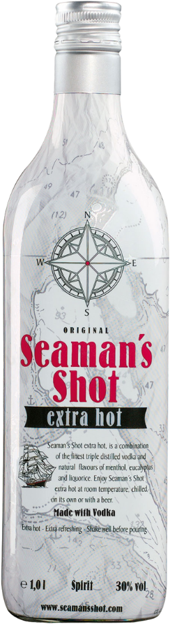 Seamans Shot Vodka - extra Hot 30% 1,0l