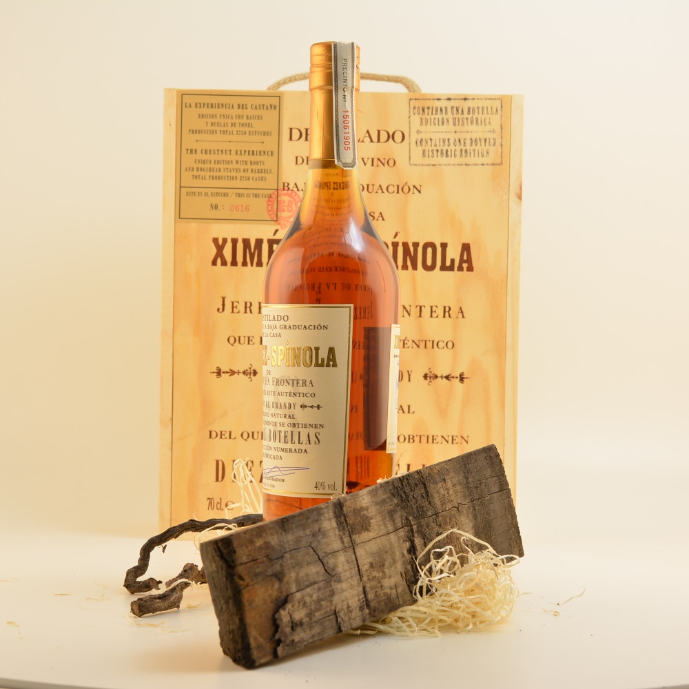 Ximenez-Spinola Brandy Criaderas Diez Mill Botellas PX Chestnust Experience 40% 0,7l