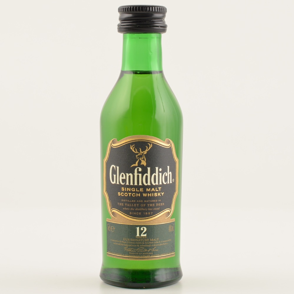 Glenfiddich 12 Jahre Speyside Whisky MINI 0,05l