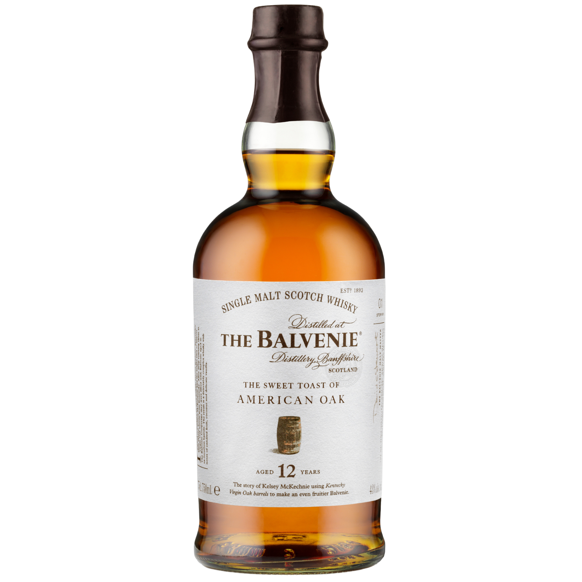 Balvenie 12 Jahre American Oak Speyside Whisky 43% 0,7l