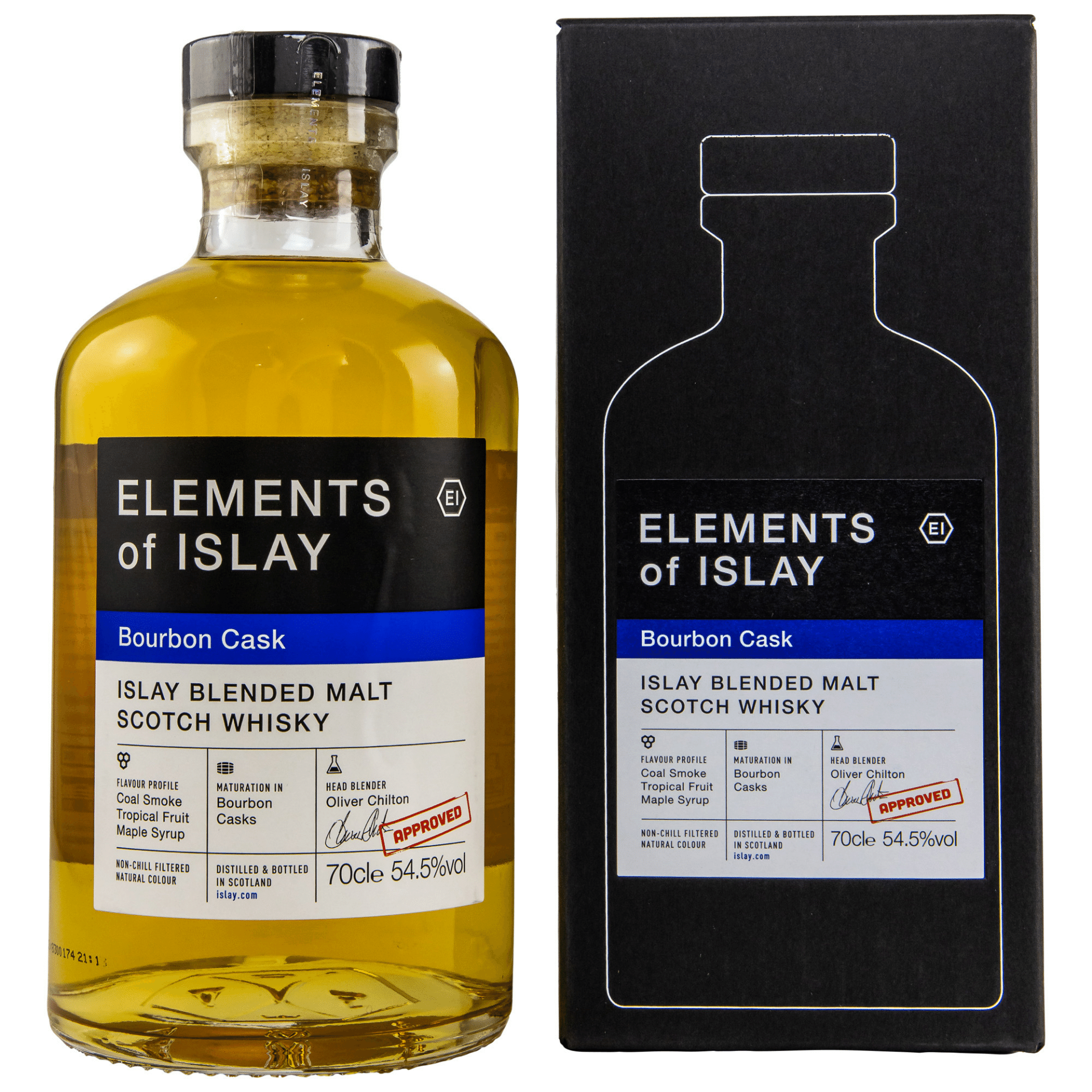 Elements of Islay Bourbon Cask Islay Whisky 54,5% 0,7l