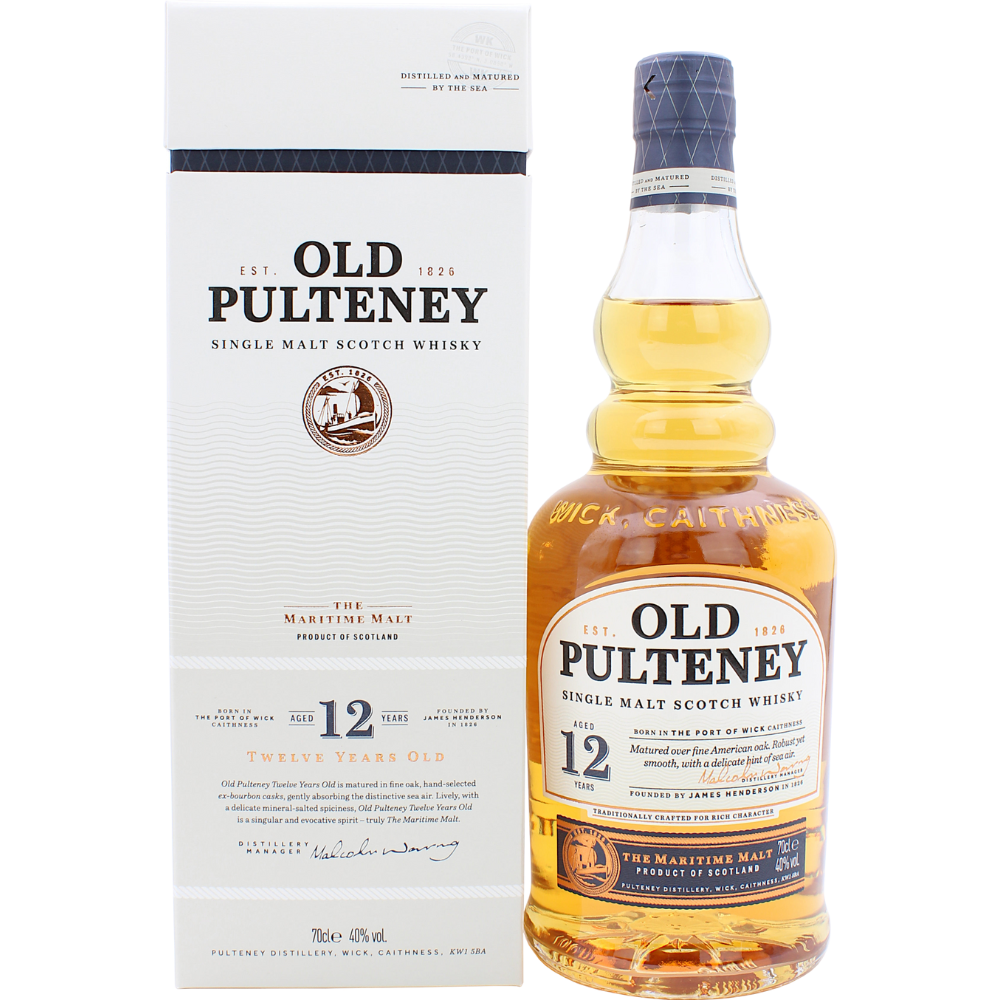 Old Pulteney 12 Jahre Highland Whisky 40% 0,7l