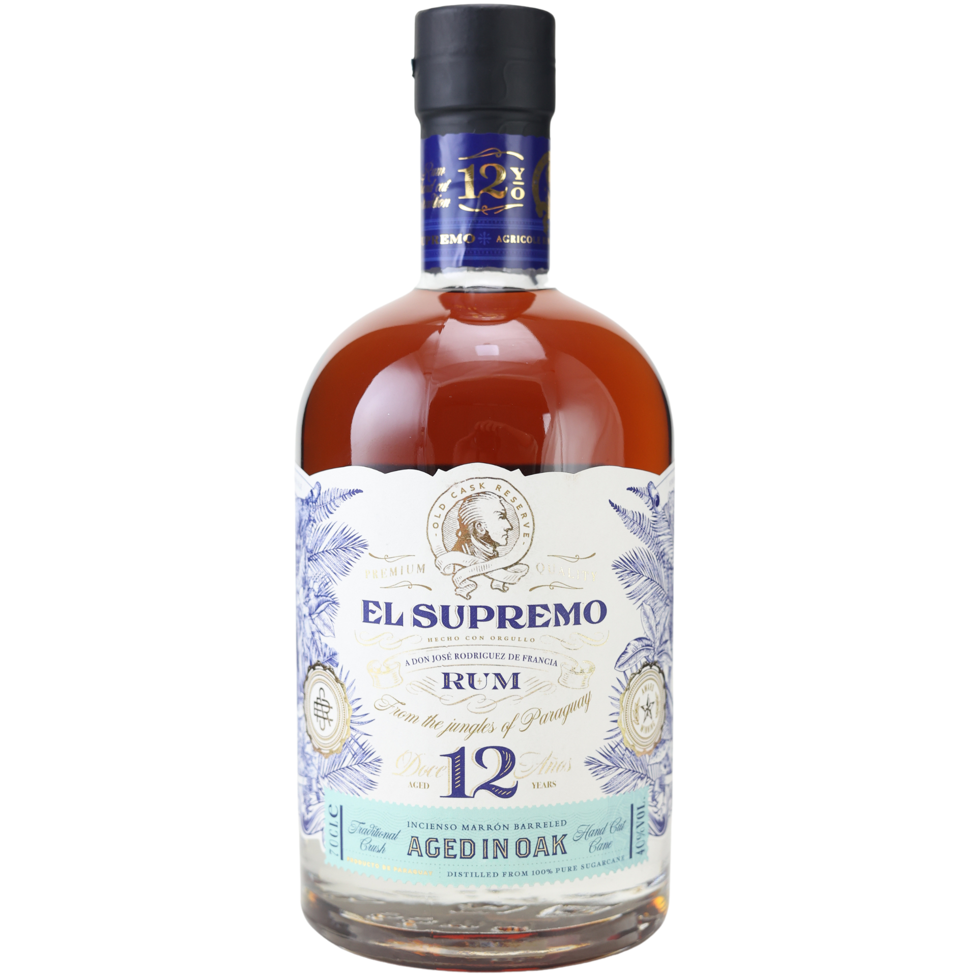 El Supremo Premium Rum 12 Jahre 40% 0,7l