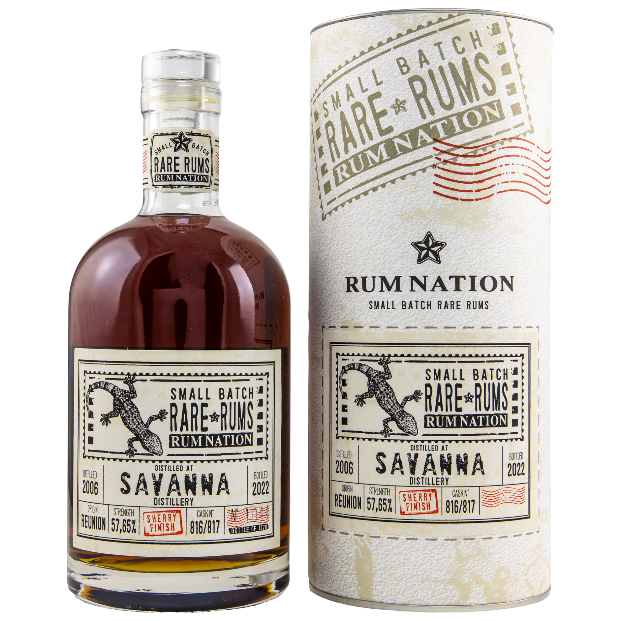 Rum Nation Savanna Traditionnel 2006/2022 Sherry Cask Finish 57,65% 0,7l
