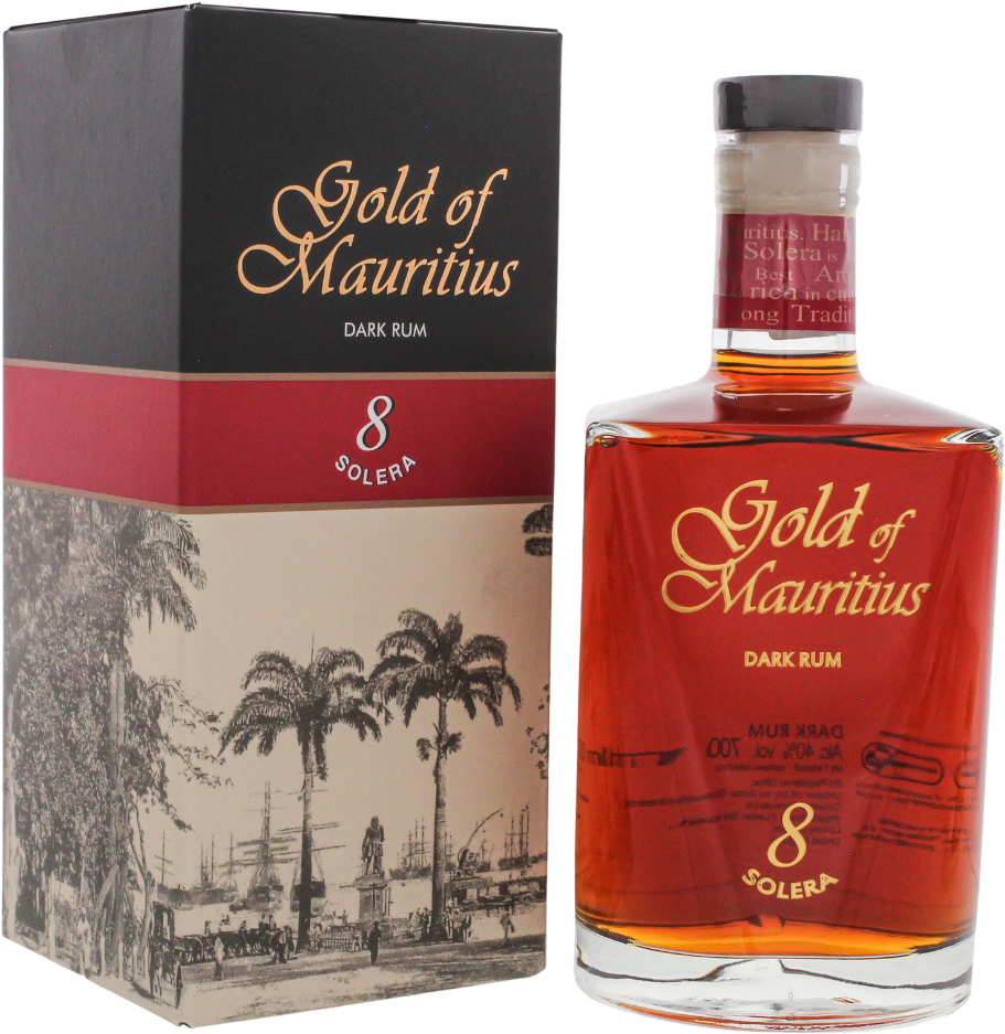 Gold of Mauritius Dark Rum 8 Jahre Solera 40% 0,7l