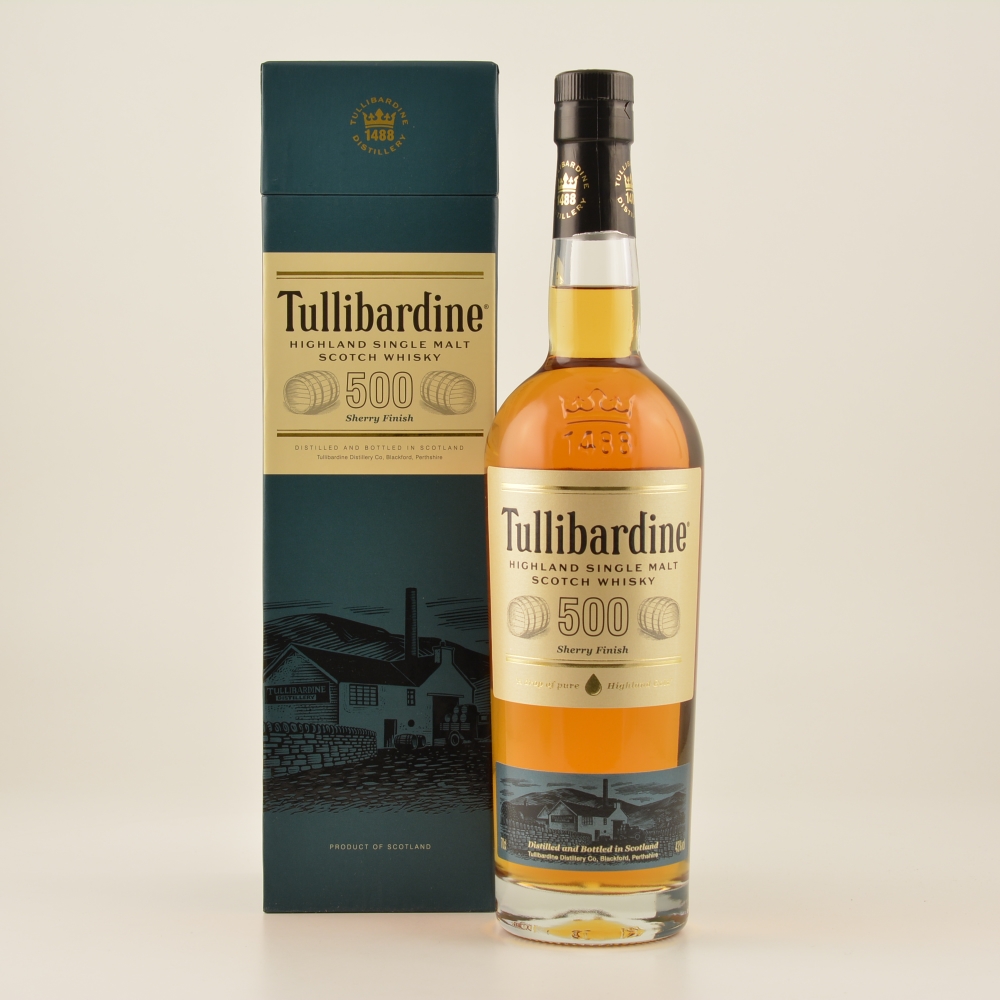 Tullibardine Sherry Finish Highland Single Malt Scotch Whisky 43% 0,7l