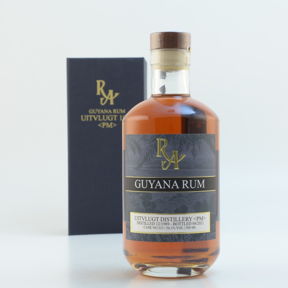 Rum Artesanal Guyana Uitvlug Distillery Single Cask 31 Jahre 50,1% 0,5l
