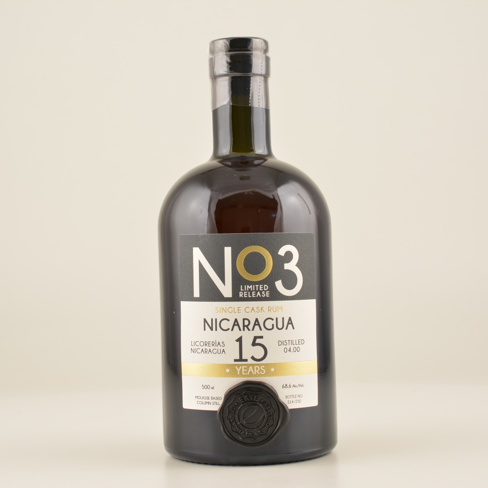 EKTE No3 Nicaragua Rum 15 Jahre 68,6% 0,5l