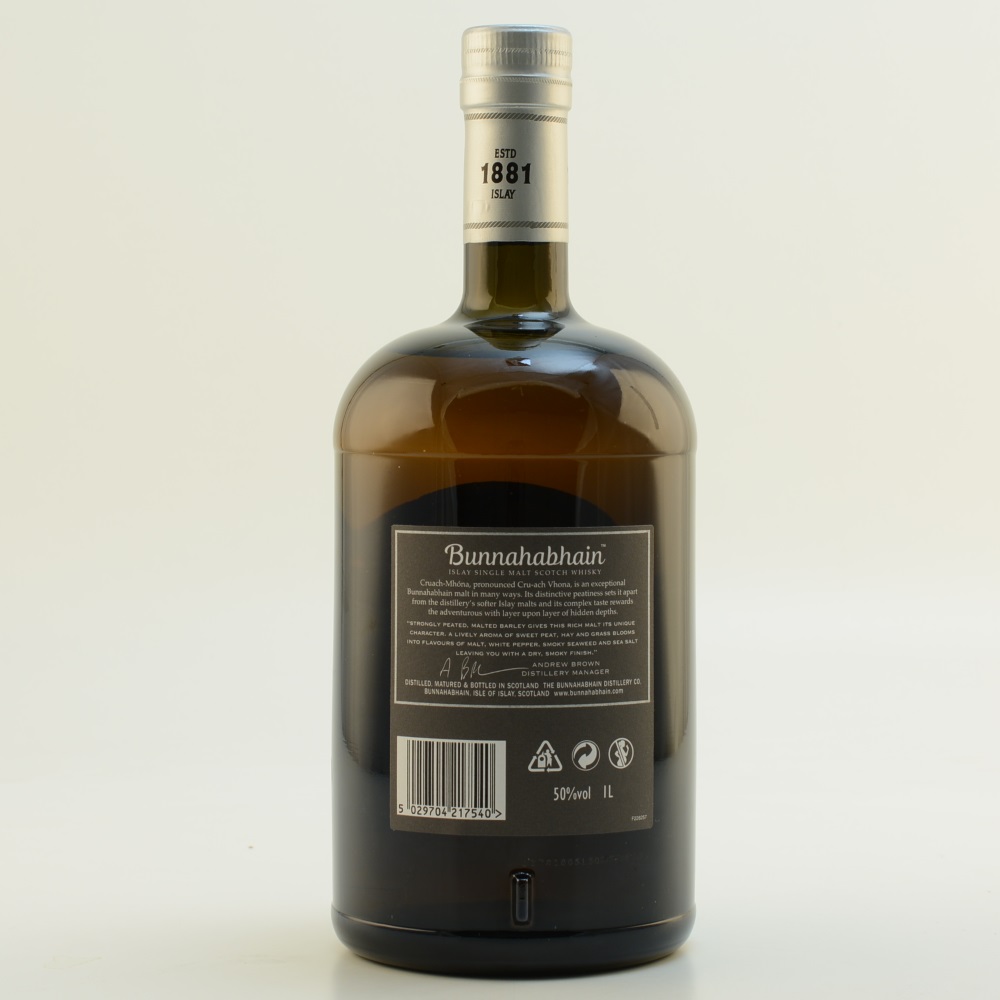 Bunnahabhain Cruach Mhòna Islay Whisky 50% 1,0l
