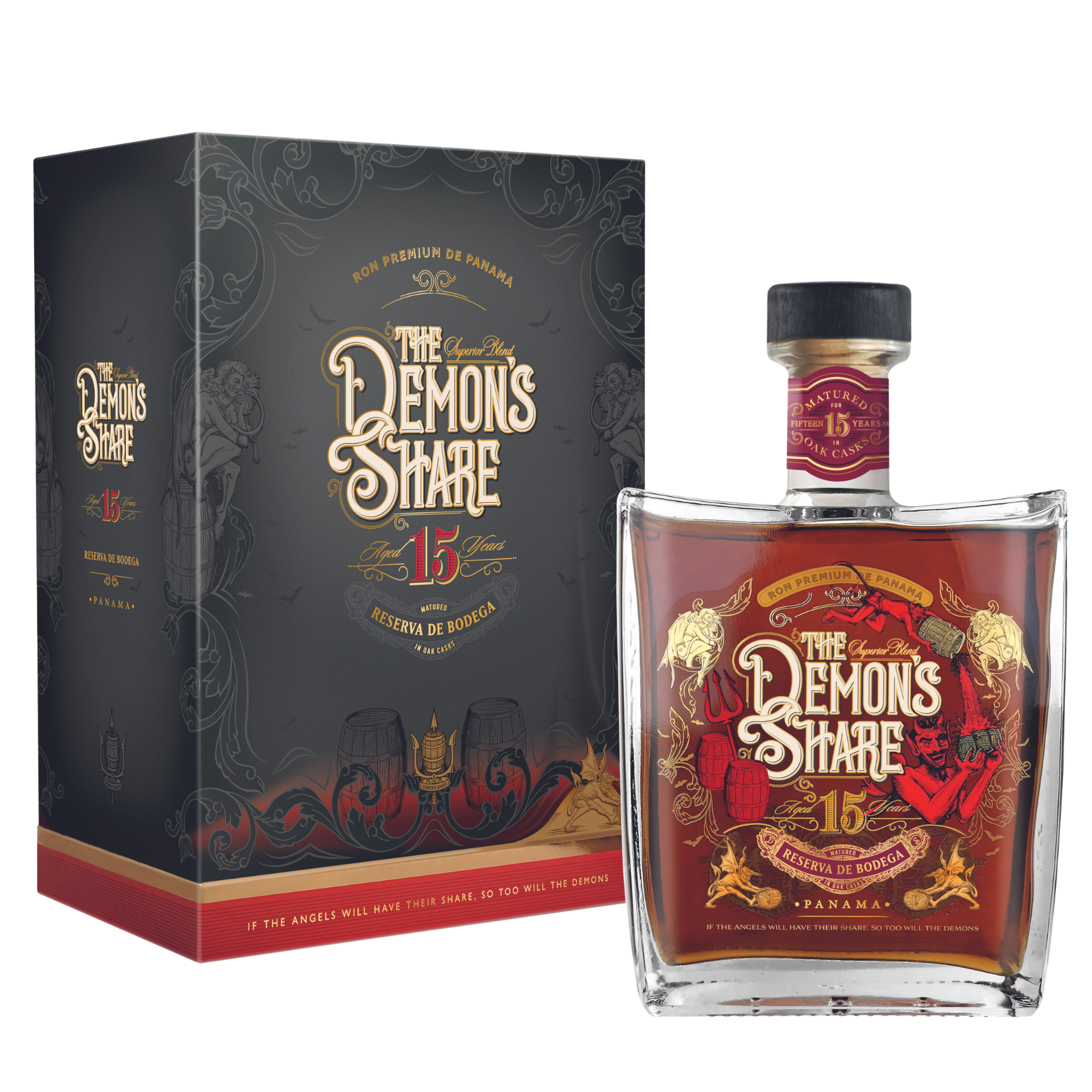 The Demon´s Share 15 Jahre Rum 43% 0,7l