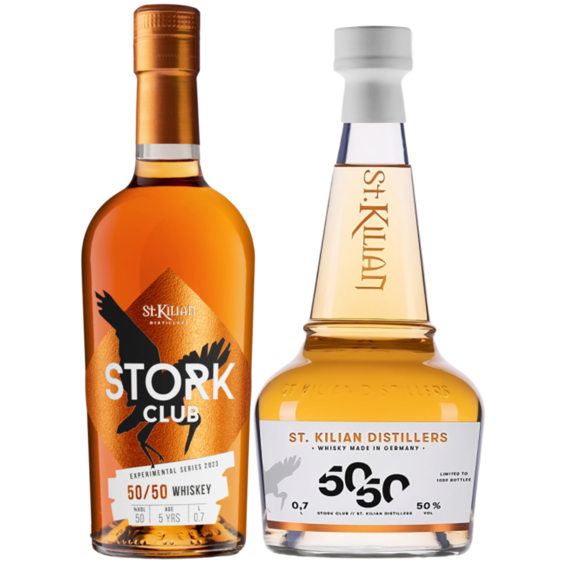 Stork Club Experimental Edition 2023 + ST. KILIAN Whisky Fifty Fifty Peated 50% 0,7l