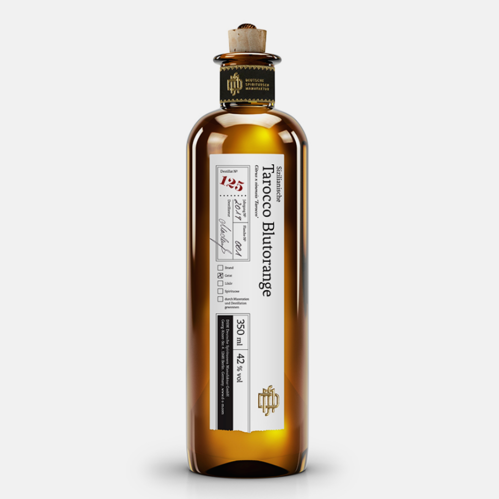 DSM Destillat 125 Sizilianische Tarocco Blutorange 42% 0,35l