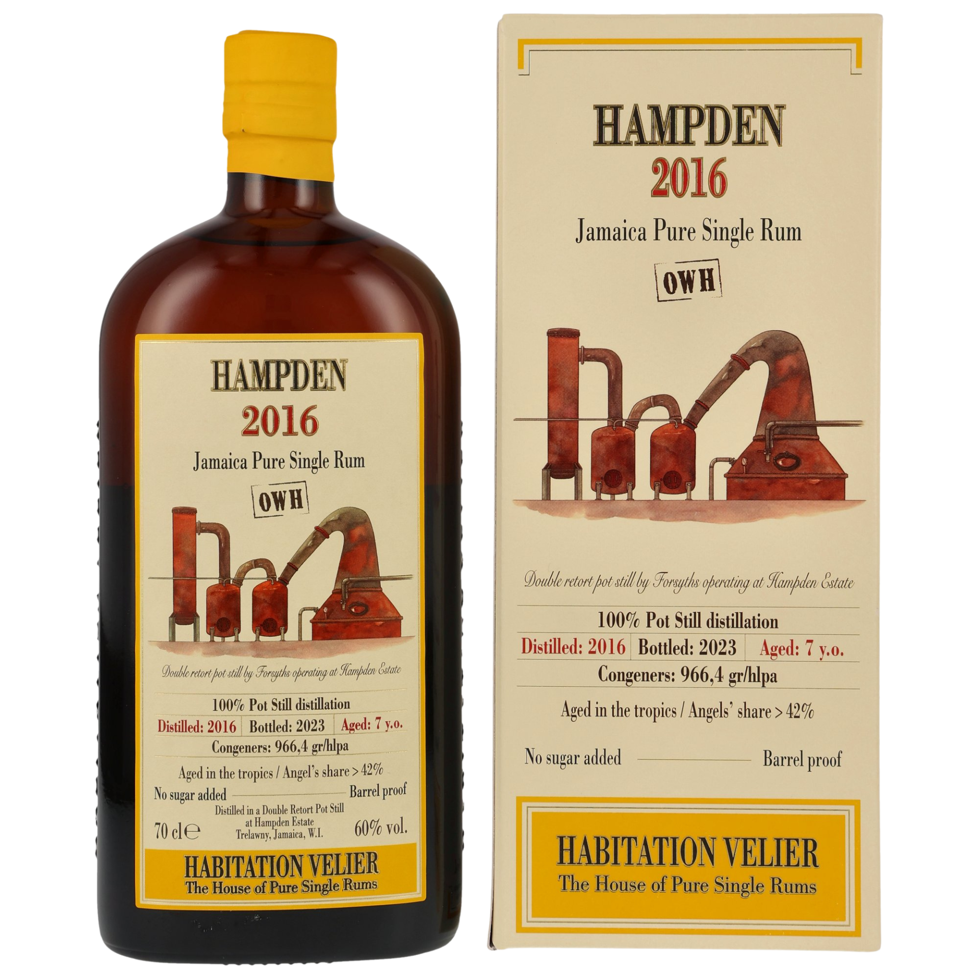 Habitation Velier Hampden 2016/2023 OWH Rum 60% 0,7l