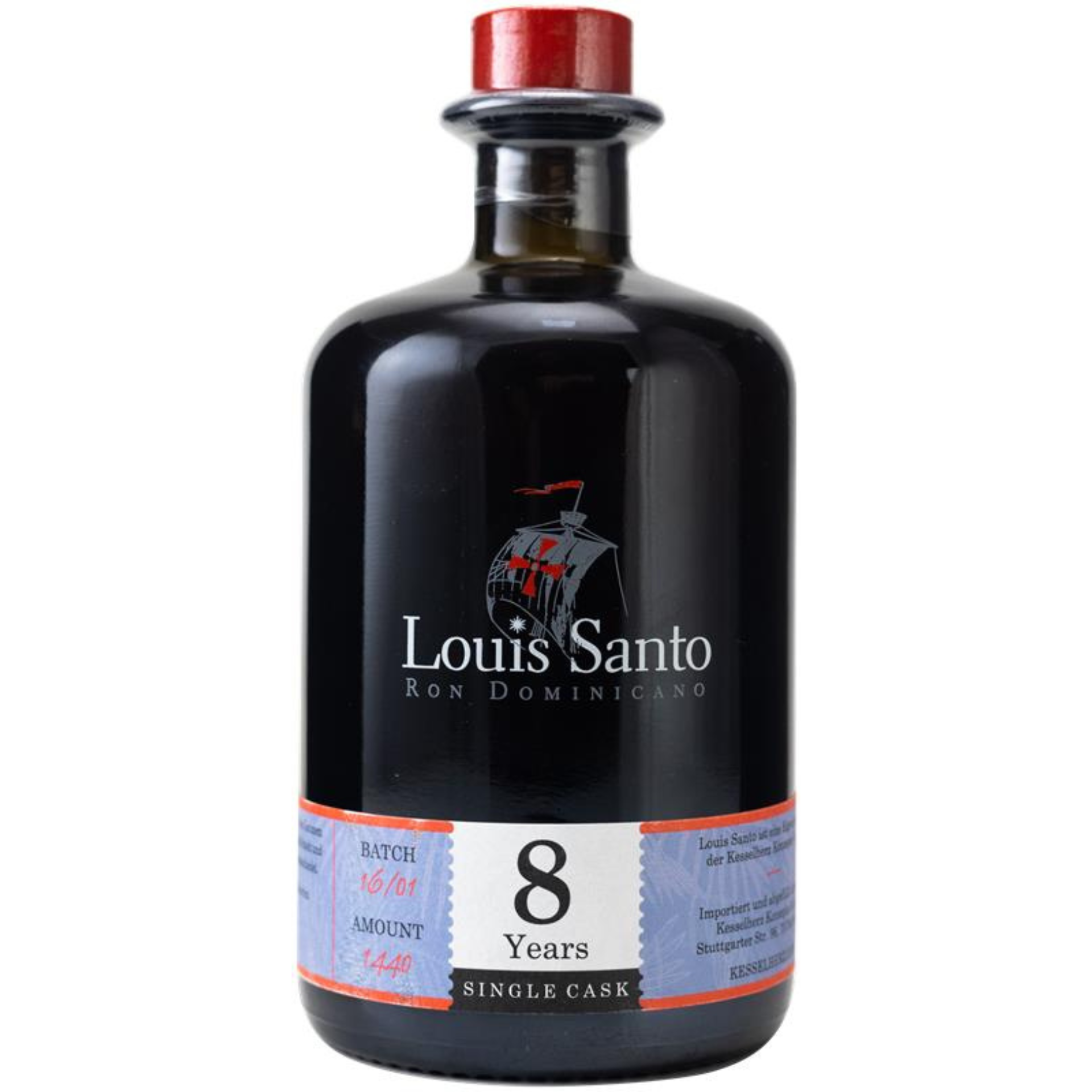 Louis Santo Ron Dominicano 8 Jahre Rum 40% 0,5l
