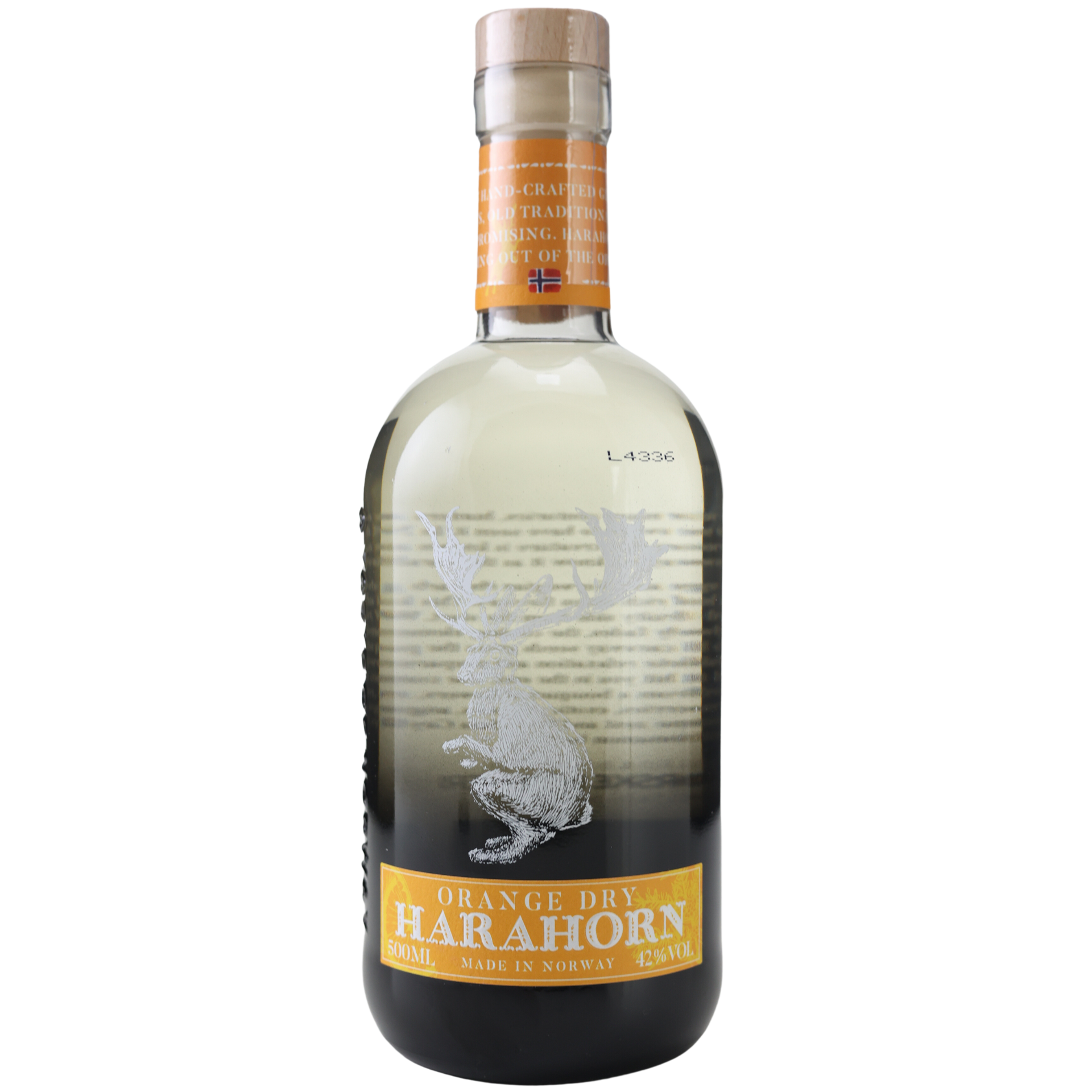 Harahorn Norwegian Orange Dry Gin 42% 0,5l