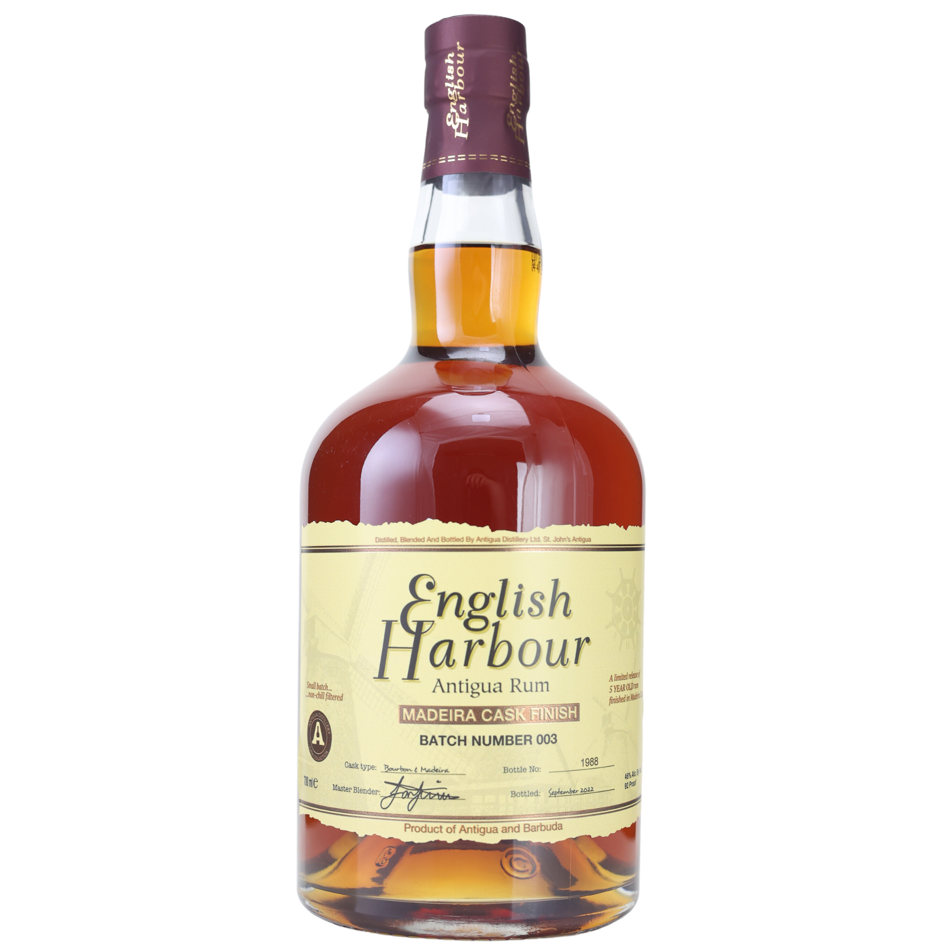 English Harbour Madeira Cask Finish Rum 46% 0,7l