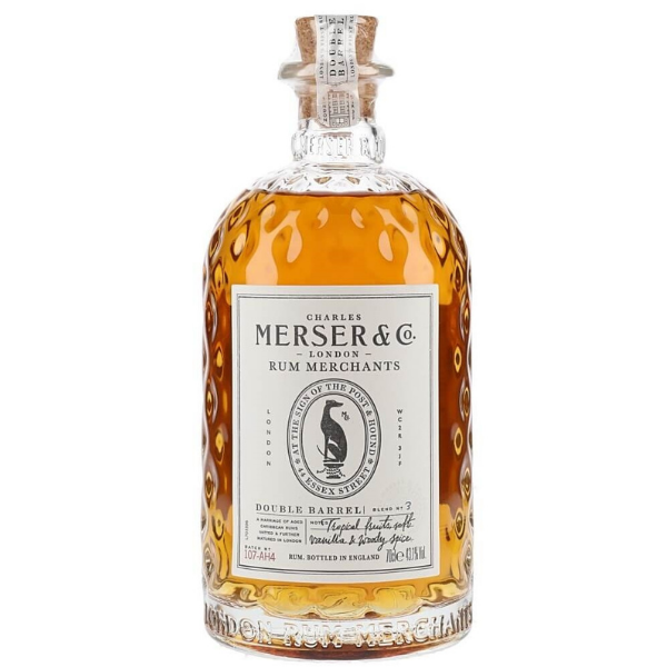 Merser & Co. London Double Barrel Rum 43,10% 0,7l