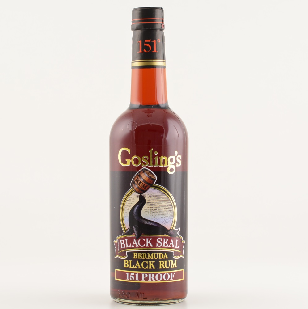 Goslings Black Seal 151 Proof Rum 75,5% 0,7l