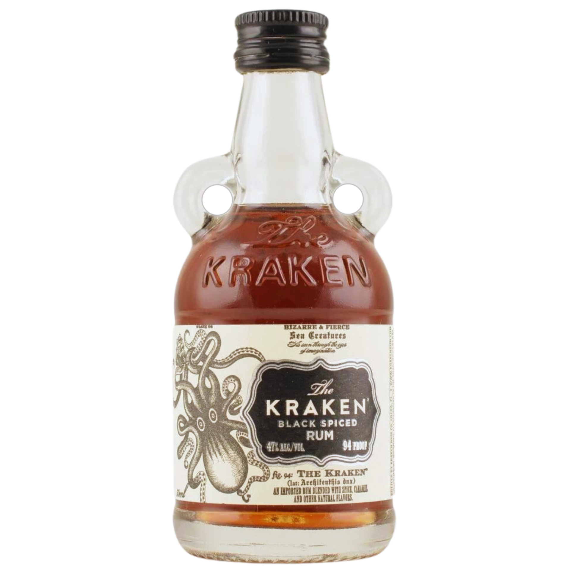 Kraken Black Spiced Mini (Rum-Basis) 47% 0,05l