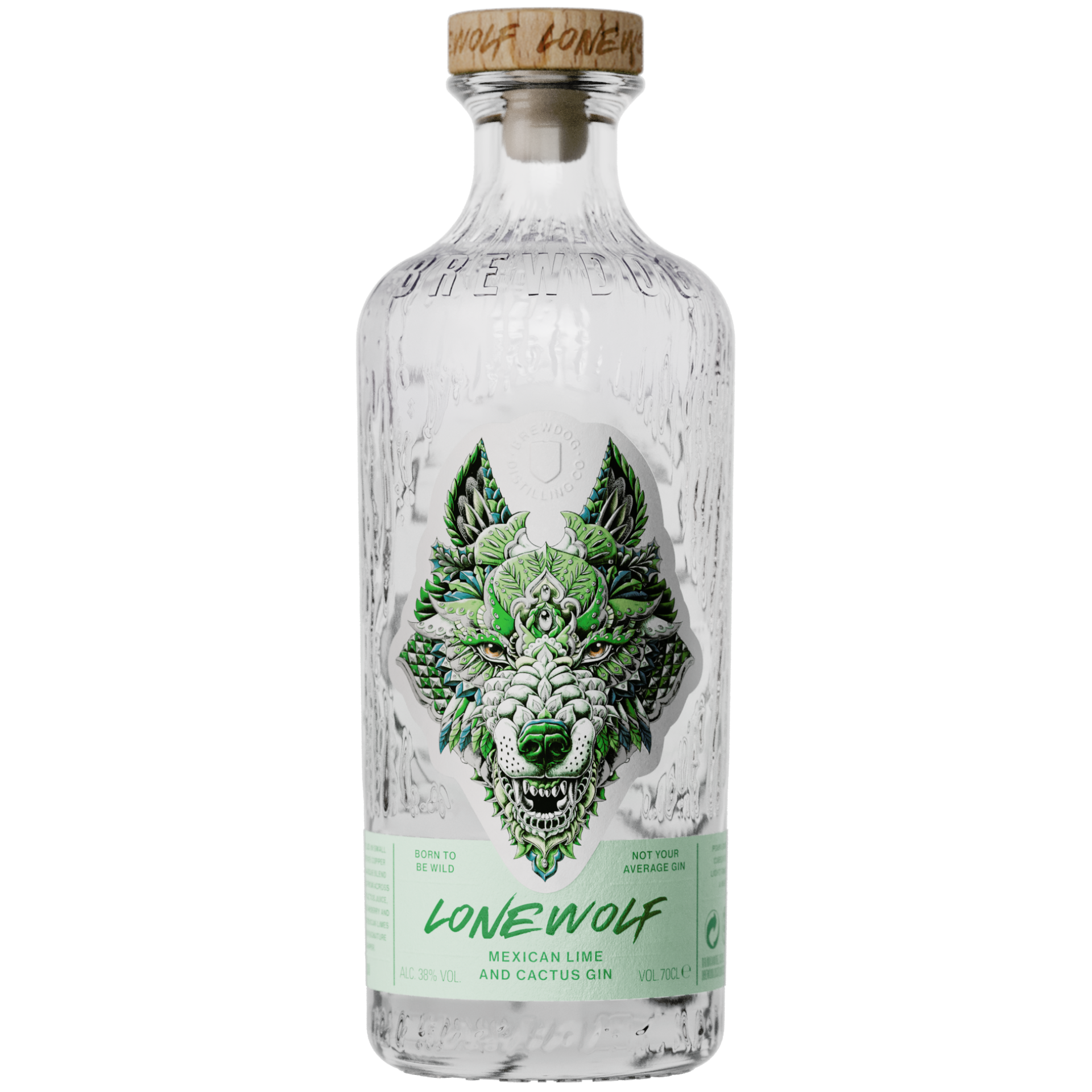 LoneWolf Mexican Lime Gin 38% 0,7l