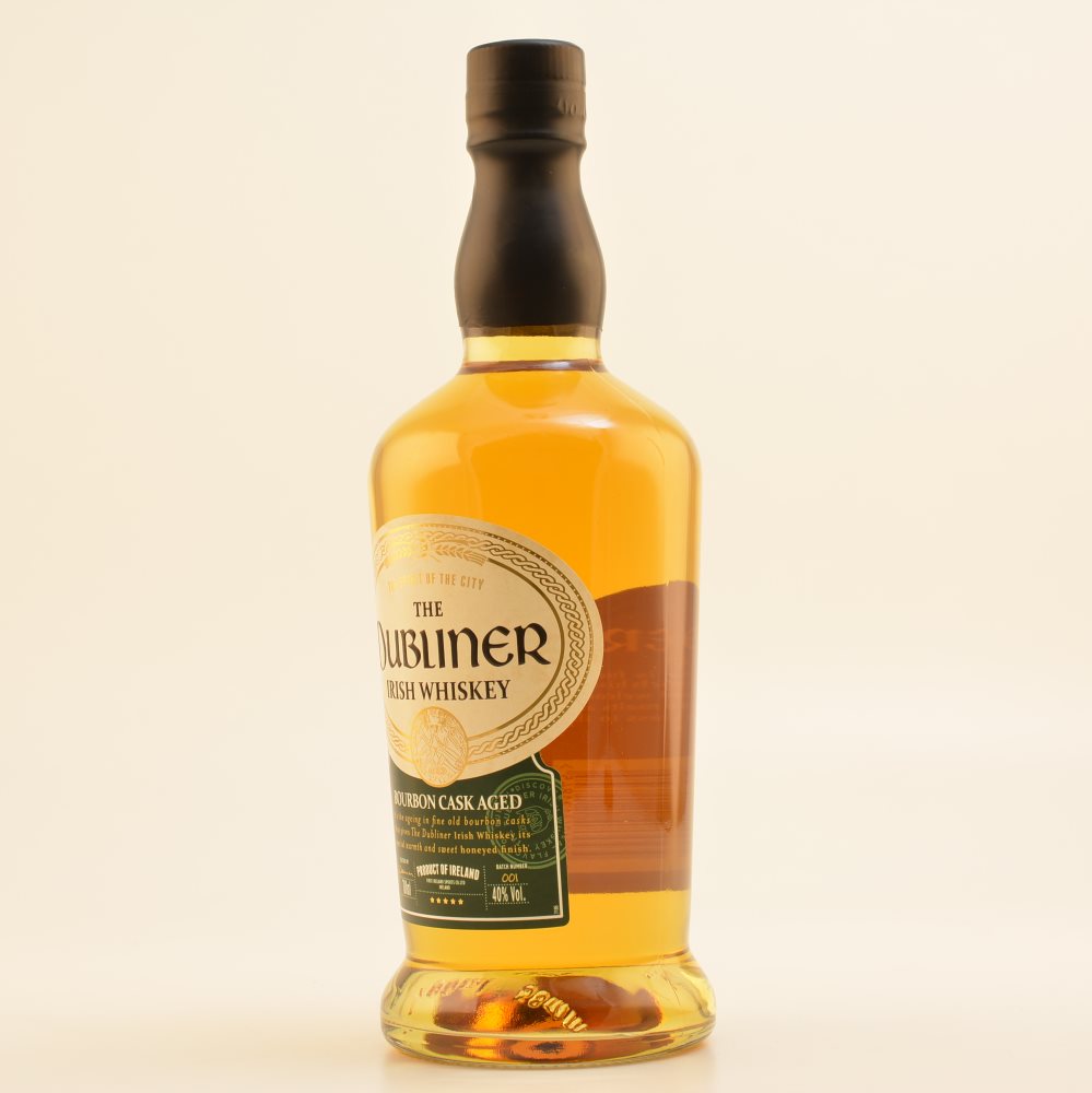 The Dubliner Irish Whiskey Bourbon Cask 40% 1,0l