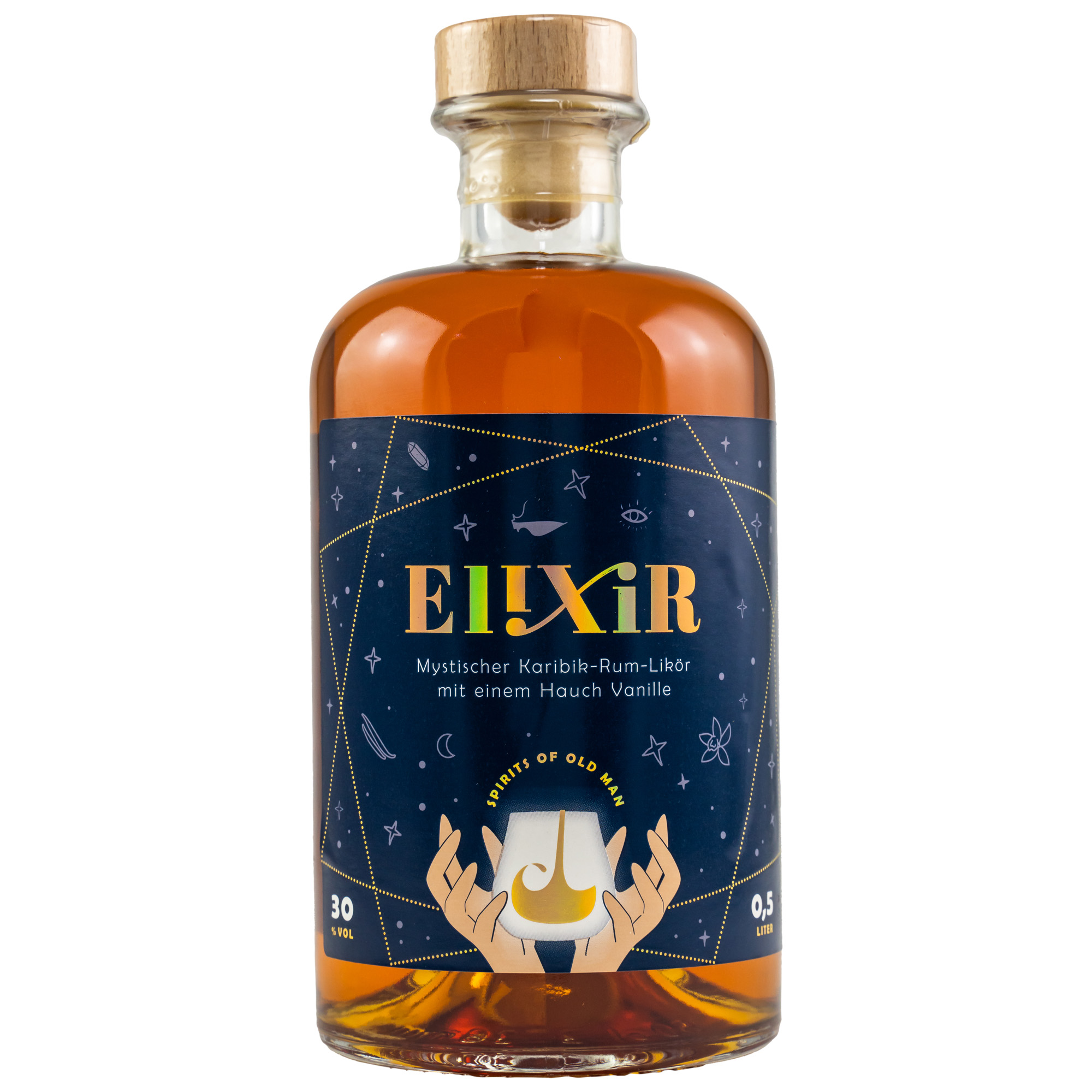 Old Man Elixir - karibischer Rum-Likör 30% 0,5l
