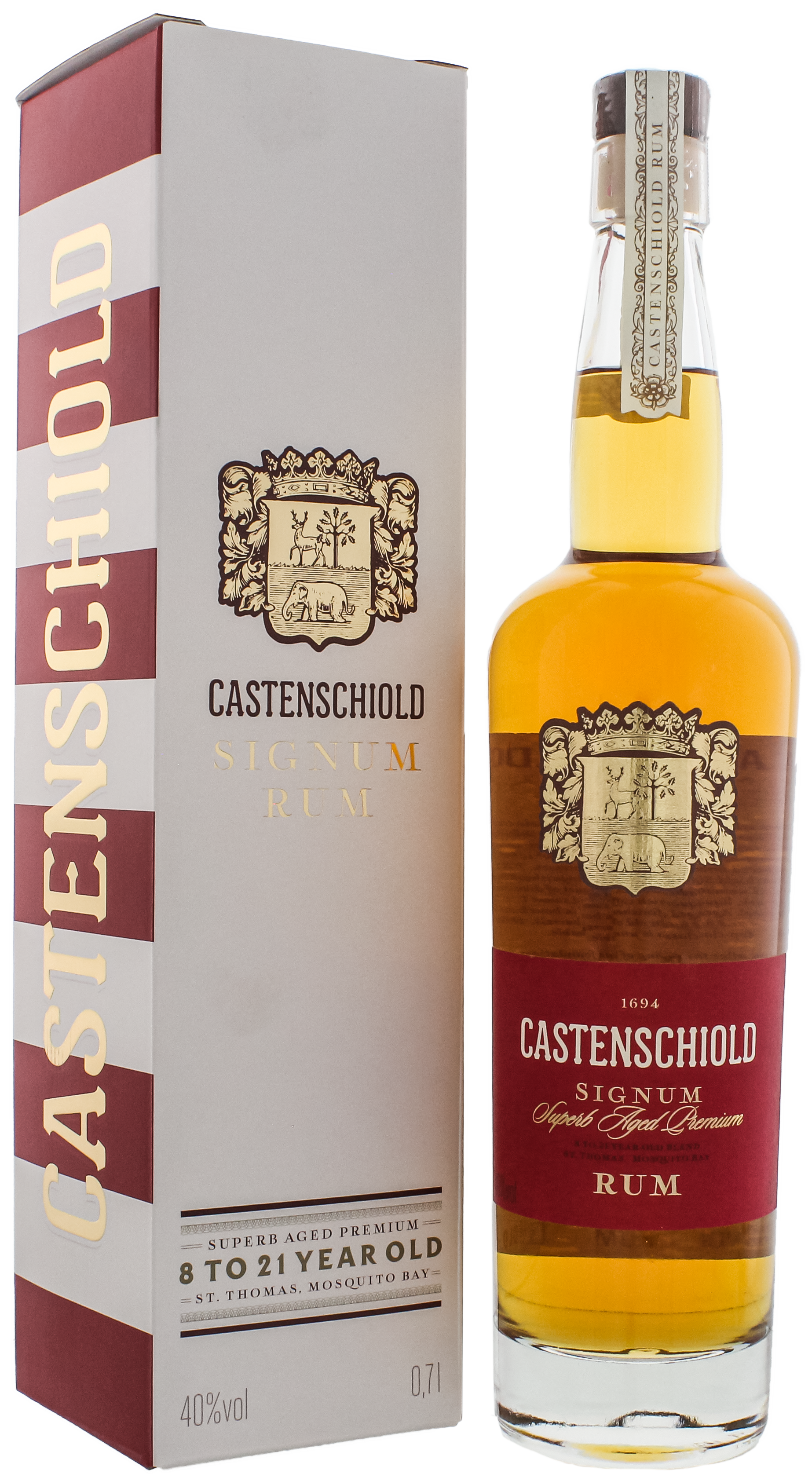 Castenschiold Signum Rum 8 bis 21 Jahre 40% 0,7l