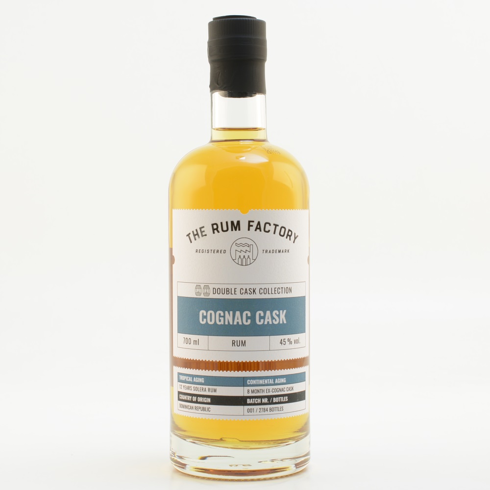 The Rum Factory Rum Double Cask Cognac 45% 0,7l
