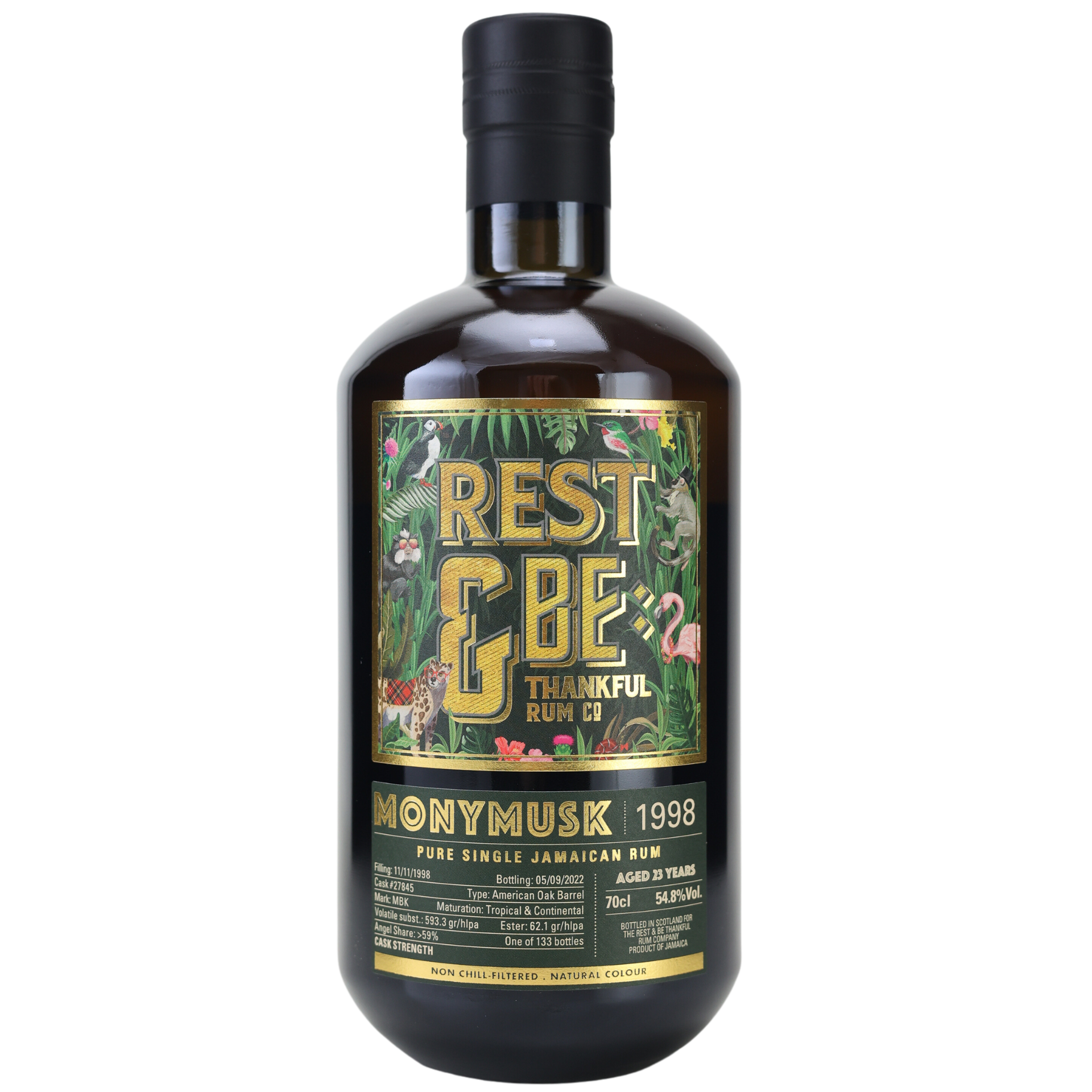 Rest & Be Thankful 1998/2022 Monymusk MBK Single Cask Rum 54,8% 0,7l