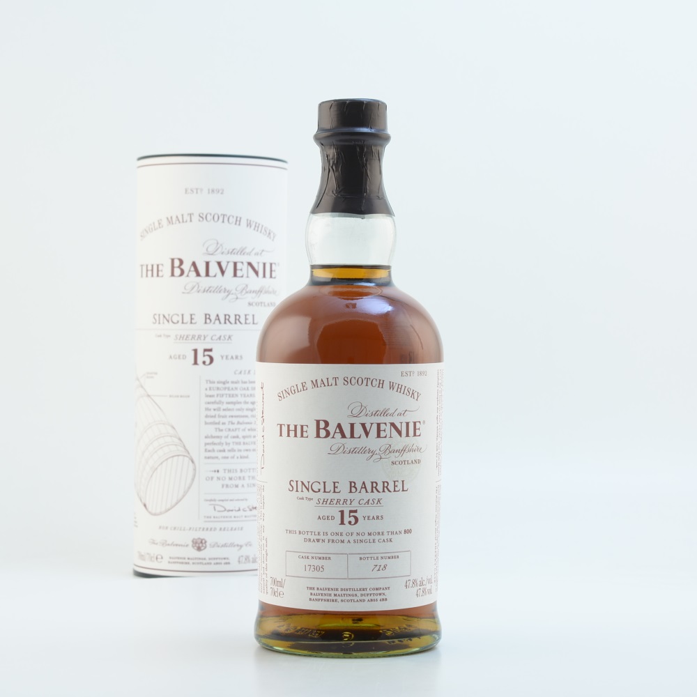 Balvenie 15 Jahre Single Cask Speyside Whisky 47,8% 0,7l