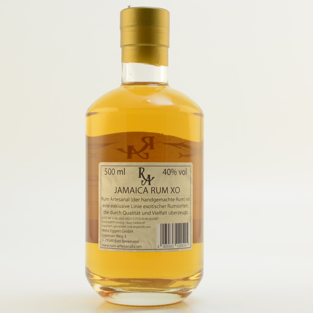 Rum Artesanal of Jamaica 40% 0,5l