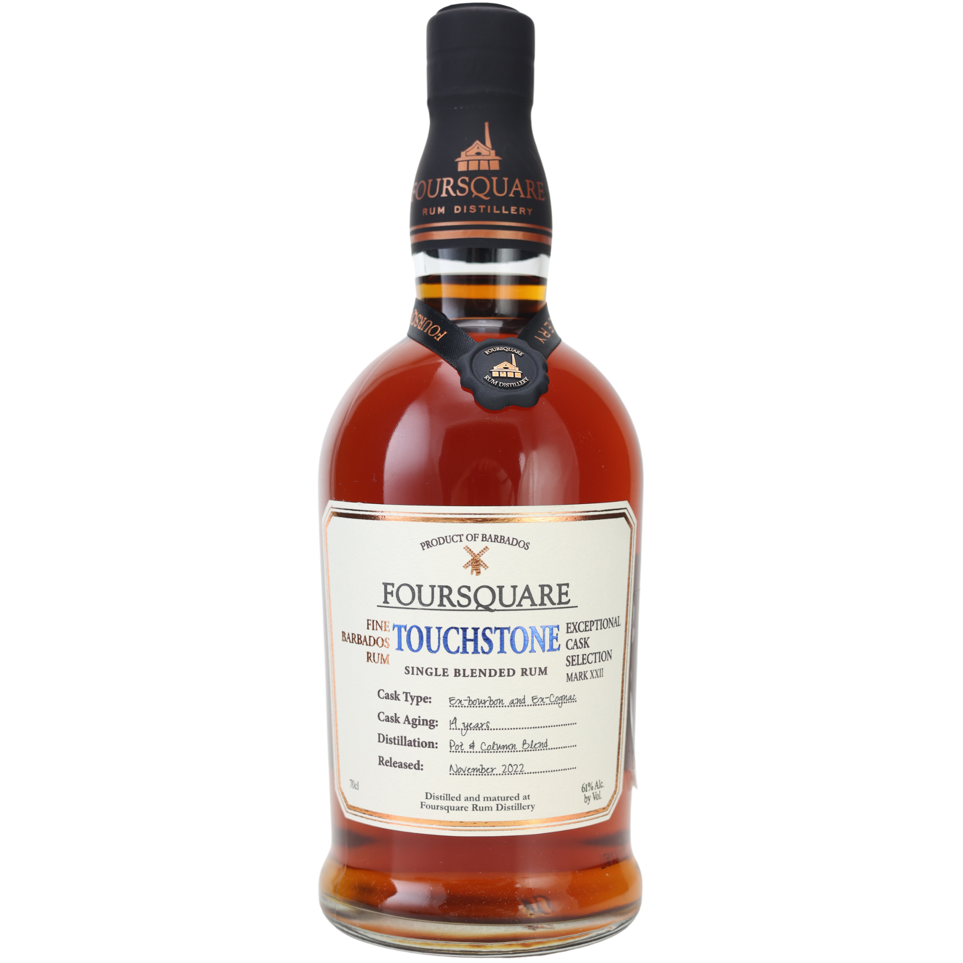 Foursquare Touchstone 14 Jahre Rum 61% 0,7l