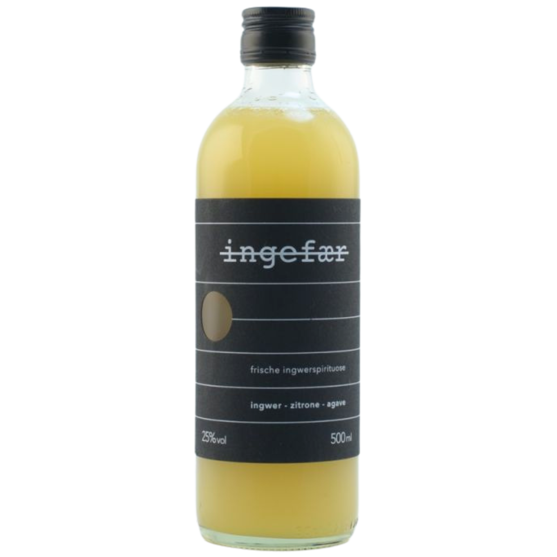 ingefær - Frische Ingwerspirituose 25% 0,5l