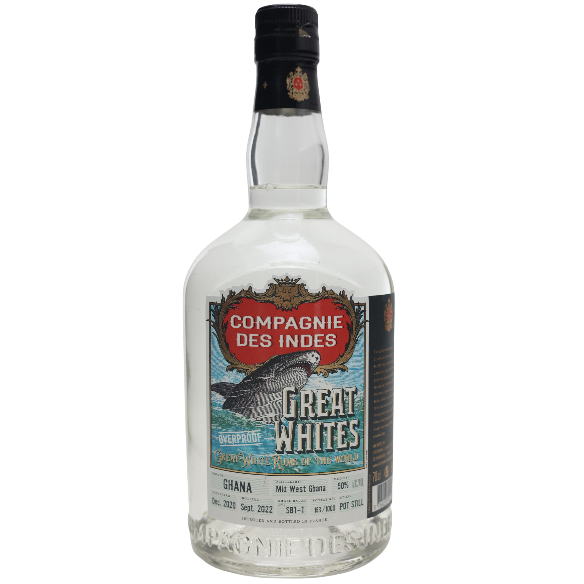 CDI Ghana Great White Rum 50% 0,7l